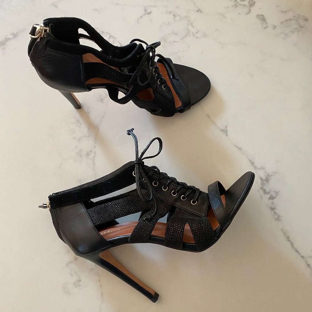 NEW rebecca minkoff leather strappy shoes
